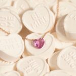 Rebecca Romijn Instagram – I am SO excited to announce a collaboration with one of my oldest and dearest friends since Berkeley high school @mayabrenner and my jewelry line @charliedollyjewelry! This limited-edition “Sweetheart” capsule features necklaces with a floating heart-shaped white, pink or blue sapphire on a delicate 14k gold chain. Just in time for Valentine’s day! — Now Available on Mayabrenner.com Swipe to sneak a peek!