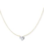 Rebecca Romijn Instagram – I am SO excited to announce a collaboration with one of my oldest and dearest friends since Berkeley high school @mayabrenner and my jewelry line @charliedollyjewelry! This limited-edition “Sweetheart” capsule features necklaces with a floating heart-shaped white, pink or blue sapphire on a delicate 14k gold chain. Just in time for Valentine’s day! — Now Available on Mayabrenner.com  Swipe to sneak a peek!