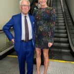 Rebecca Romijn Instagram - From the subway to the #StrangeNewWorlds premiere. My father-in-law and me.