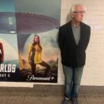 Rebecca Romijn Instagram - If anyone is near the 18th Street Uptown One Train Station, my father-in-law is still next to the Strange New Worlds poster
