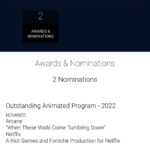 Reed Shannon Instagram - 4 Emmy Wins🏆🏆🏆🏆 for our beloved @arcaneshow congrats to the whole team🙏🏽🔥🍾