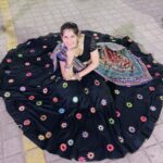 Reeta Mewada Instagram - Showing my Navratri look with pride!❤️💃🏻 #garba #garbagirls #garbadress #look @reetamewada18