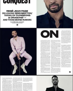 Regé-Jean Page Instagram - “On a cloudless spring day in Los Angeles...” we chatted Bridgerton, representation, Lizzo, love, and next steps ✨ @variety - Link in bio

Writer: Angelique Jackson @ange814
Photographer: Matthew Brookes @matthewbrookesphoto
Stylist: Jeanne Yang @jeanneyangstyle
Groomer: Autumn Moultrie @autumnmoultriebeauty
Barber: Don ‘The Barber’ Campbell @blog_barberlounge
bts vid: @jeanneyangstyle