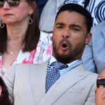 Regé-Jean Page Instagram - Yeah… I get into the tennis. No sparkly clean suit shot for me today 😆🥲 Cheers for having us @wimbledon ! —- 📸 @gettyimages / Karwai Tang —- with condolences to: @holly_macnaghten @giorgioarmani