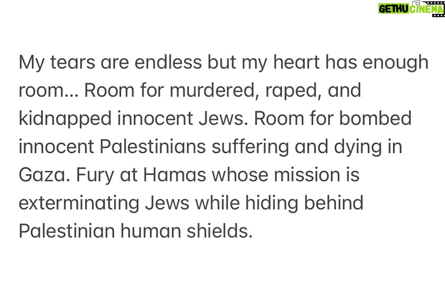Regina Spektor Instagram - I will not be indifferent to the suffering of Jews and Palestinians… I will keep hope and peace within myself and send love towards you… Am Yisrael Chai 🤍🩵💙