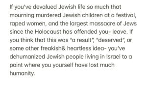 Regina Spektor Instagram - I will not be silent, and if you care-please don’t be silent either. Your Jewish friends need you… 

#israel 💔💙✡️👊