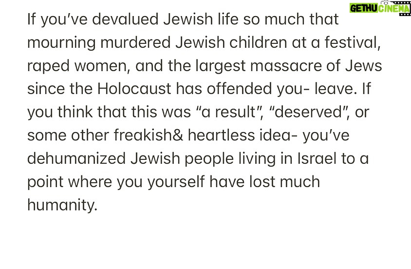 Regina Spektor Instagram - I will not be silent, and if you care-please don’t be silent either. Your Jewish friends need you… #israel 💔💙✡️👊