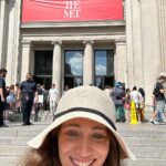 Regina Spektor Instagram - What an unbelievable gift to spend the morning @metmuseum taking in the last day of their incredible Van Gogh’s Cypresses exhibit ❤️🙌 Thank you for having me! Being in the same room as those precious works- many collected from different museums and private collections- was like being a guest at an incredible family reunion. You could almost feel how happy they were to be together. Glancing from one to another in the same space felt so special. Seeing letters to his family up close, the brush strokes, and reading about the history of each work- it all filled me up! If I didn’t have to get to the festival tomorrow, I would have stayed forever (or at least till closing time…) If you’re visiting NYC or you live here- get yourself to #themet The permanent collection is part of my soul, I’ve been coming here since I was small… They always have new incredible exhibits arriving so become friends with this treasure of our city, and you’ll always feel inspired! Today I’m floating having gotten the chance! Extra thanks to Kristen for taking the time to share her knowledge and time with me! 💕👏🙌🌟🖼️ Now to finish packing and to get myself to the Vineyard for @beachroadweekend (*this sunday, my last set of the summer 🎶🐚) PS. I tried my best to capture some moments to share here. There was so much I can’t do it justice. For example- a really interesting thing is that sketch in slide 3 is actually the final version. He painted the painting first, but then wanted to do the sketch because he wasn’t finished with the idea…