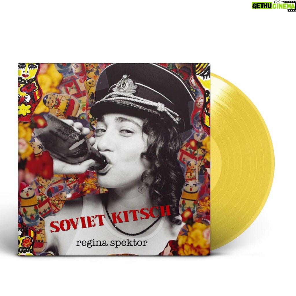 Regina Spektor Instagram - Soviet Kitsch is 20🎂!!! To celebrate we made limited edition translucent yellow vinyl 🍋💕You can pre-order it at the link in bio starting today, August 10th! What a road this little record has traveled! I will write in more detail about it soon, but today I play at the Greek in LA, so for now just sending this little note💫💕🌟