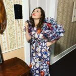 Regina Spektor Instagram - Oh hi!!!!!!!! Thank you @chateaustemichelle for a beautiful evening! Wow I loved every moment! Saratoga, @mountainwinery you’re next! Tell me any song requests! Here are some 📸 1 &2 : calling all ghosts at the chateau before the show 3: waving hi 👋 to all them beautiful @steinwayandsons in Seattle 4: fancy gorgeous dressing room in @wolf_trap with a grand piano and all the dresses from @orleenyc 💕💕💕 5: saying bye to our bus before we flew to the west coast (Cali- we have 3 shows! Saratoga, Anaheim, LA 🥰) 6: thank you for my Queen Ghost present! She’s safe and traveling the country with me now! 7: she tried to forge my signature on all the merch 🙄👑 8: bus moon 9: 💦💧🌊 protect our water at all costs… water is life.. water is precious 👊💫