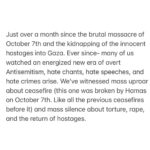 Regina Spektor Instagram – Shabbat Shalom and Love 🤍🩵💙👊🇮🇱