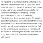 Regina Spektor Instagram – Filled with thoughts, filled with feelings, crying daily, pushing myself to see what’s out there, praying for the hostages to be returned, praying for civilians to stay alive, staying strong yet not bitter, loving more and more and more. That’s where I’m at 🤍🩵💙💪🇮🇱. Am Yisrael Chai 🙌