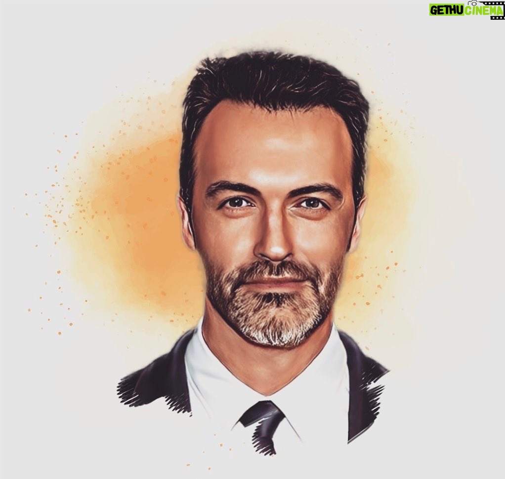 Reid Scott - 543 Likes - Healthy cartoon spray tan in this one