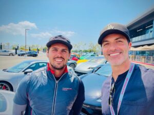 Reid Scott Instagram - Today the need for speed was fulfilled! Had a blast with the whole Porsche team at the Experience Center in LA. Thanks for smiles, the adrenaline rush, and the chance to push those cars to their limit. #PECLA #911 #porsche #damagewaiver