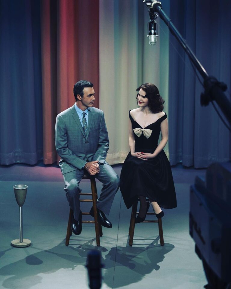 Reid Scott Instagram - The finale is here! The final face off between Midge Maisel and Gordon Ford. Such and emotional day shooting the last few scenes, and I will forever be grateful for being invited into this wonderfully weird family of truly amazing artists. Amy Sherman Palladino and Dan Palladino created one of the most iconic shows of all time, and I cannot wait for you all to see how it ends. @maiseltv @primevideo #gordonfordshow #maiseltv #themarvelousmrsmaisel #mrsmaiselstyle