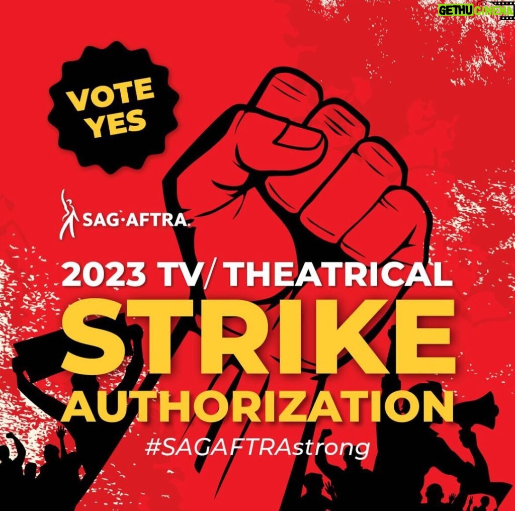 Reid Scott Instagram - Unite for the fight! Make your voices heard. And remember, a vote for strike authorization is not a vote to strike. It’s simply showing the AMPTP that we are united and we mean business. If they come to the table in earnest a deal can be struck and a strike can be avoided. The choice is theirs, the power is ours. @sagaftra #sagaftramember #sagaftra #sagaftrastrong