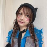 Reina Tanaka Instagram - . みんな今日ハロウィン楽しんどうとかな？ 31日って平日やもんね😳 れーなは久しぶりにゾンビメイクしてみたよ🧟‍♀️ でもこれは試しにしてみたけん とりあえず傷つけまくっただけやけど🤭 ・‥…━━━☞・‥…━━━☞ #ハロウィン #ハロウィンメイク #ゾンビメイク #🎃