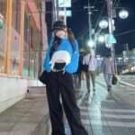 Reina Tanaka Instagram - . ラフやし楽ちんな格好やけど アクセサリーつけたり ビビットな水色着てラフすぎんようにしてみました🩵🩵🩵 ・‥…━━━☞・‥…━━━☞ #れーなこーで #ラブユ #LVEU #アディダス #adidas #エジック #ezick
