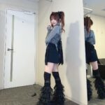 Reina Tanaka Instagram – .
バースデーイベントの衣装
もう1着はこれでした🩶🖤
・‥…━━━☞・‥…━━━☞
#れーなこーで
#バースデーイベント #衣装
#ヴィオレッタ #violetta 
#ZARA #SHEIN