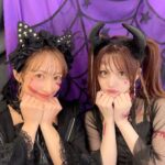 Reina Tanaka Instagram - . ハロウィン終わったけど まだ写真は続きます。笑 みてみて〜 ユニットみたいな写真が撮れた🤭🖤 この日 のんつぁんの家 初めて行ったくせに最後まで1人で残って のんつぁん家族と喋ってました🏠✨️ めちゃくちゃ楽しかったし 嬉しかったな〜🩷🥹 ・‥…━━━☞・‥…━━━☞ #辻希美 さん #4期生 #田中れいな ちゃん #6期生 #モーニング娘 #ハロウィン #ハロウィンメイク