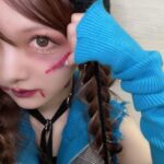 Reina Tanaka Instagram - . みんな今日ハロウィン楽しんどうとかな？ 31日って平日やもんね😳 れーなは久しぶりにゾンビメイクしてみたよ🧟‍♀️ でもこれは試しにしてみたけん とりあえず傷つけまくっただけやけど🤭 ・‥…━━━☞・‥…━━━☞ #ハロウィン #ハロウィンメイク #ゾンビメイク #🎃