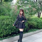 Reina Tanaka Instagram - . このスカートはRadyさんのモデルさせて頂いた時にしたフィッティングの時に出会ったスカートで 低身長向けに作られとうブランドらしいよ!! 153cmで れーなはSサイズの長さが好みでした✧︎(🕶) めちゃくちゃミニで履きたかったらXSで いいかもね⸜♥⃜⸝ ・‥…━━━☞・‥…━━━☞ #れーなこーで #ミシェルマカロン #michellmacaron #低身長コーデ #低身長ファッション