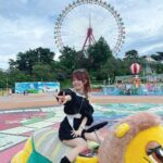 Reina Tanaka Instagram - . 写真撮っただけなので､ 動かしてないけん年齢制限的なやつ引っかからんよね…??🫣 ※ちゃんとお子さんの順番待ちがない事は確認してます🫡✨️ ・‥…━━━☞・‥…━━━☞ #西武園ゆうえんち #遊園地 #🎡