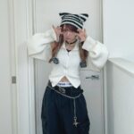 Reina Tanaka Instagram - . ズボンのコーデもたまにはいいでしょ♡♡♡ ・‥…━━━☞・‥…━━━☞ #れーなこーで