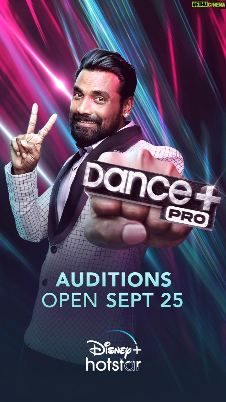 Remo D'Souza Instagram - The stage is set, and the spotlight is yours! 🕺💃 The auditions are now open! Here’s your chance to shine on the big stage. Don’t miss this golden opportunity! 💫 #DancePlusPro @remodsouza @punitjpathakofficial @mohanshakti @framesproductioncompany