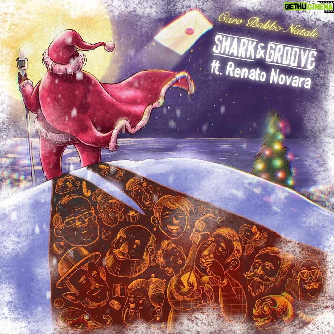 Renato Novara Instagram - Dall'11 Dicembre "Caro Babbo Natale", scritta e cantata insieme a @sharkegrooveofficial è disponibile in tutti i Digital Store 🎵 . In questo periodo difficile per tutti, il nostro obiettivo è quello di portare nelle case e nei cuori di tutti, lo spirito del Natale 🌲 . Tutti i proventi verranno devoluti all'associazione "La Casa di Matteo" , un progetto del grandissimo @trapaluca che prevede la realizzazione di DUE case di accoglienza per bambini orfani con disabilità, malformazioni, tumori e patologie, che non hanno bisogno solo di cure mirate ma anche di tanto amore. . La Casa di Matteo: https://www.lacasadimatteo.it/ Illustratore: @topstop_illustrator