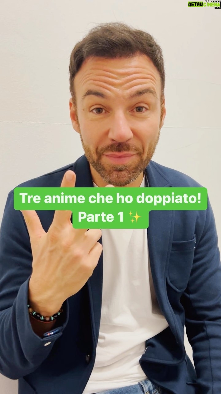 Renato Novara Instagram - Ecco a voi TRE anime che ho doppiato! Parte 1 ✨ Li avete visti tutti? Quale preferite dei tre? 👀 #Doppiaggio #RenatoNovara