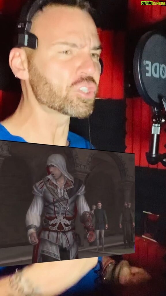 Renato Novara Instagram - Requiescat in pace ⚔ Ebbene si! Sono la voce di Ezio Auditore da Firenze in Assassin’s Creed! ✨ #RenatoNovara #Doppiaggio