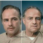 Reza Attaran Instagram - مارلون براندو، قبل وبعدازگريم، پدرخوانده..كيف ميكنى نيگاش ميكنى