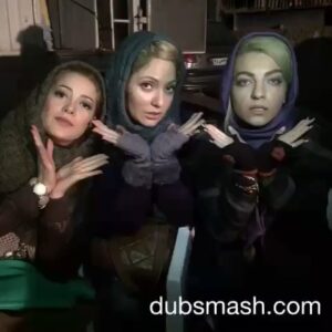 Reza Attaran Instagram - ........ به اميد اكران فيلم ........ ارادتمندان ازراست ، نازنين ، تينا وبهاره خانم ..... كارگردان ، عبدالرضاكاهانى 🎬.... ( اين تيكه پشت صحنه است)