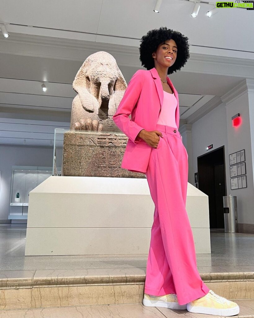 Rhinnan Payne Instagram - •Pink•Suits•Me• Penn Museum