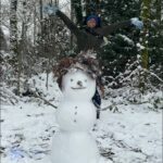 Rhinnan Payne Instagram - Her name is Evergreen Snow Day. I made her myself. She’s my friend for the season #thiswascool #ihadablast #iamexhausted #rivalrhi #repost #☃️☃️☃️ #⛄️⛄️⛄️ #❄️❄️❄️