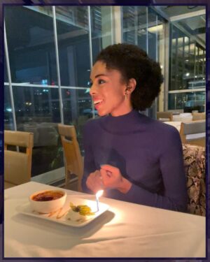 Rhinnan Payne Instagram - My Birthday! Yay! Crème Brûlée!