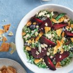Ricardo Larrivée Instagram - On fait place aux salades-repas qui sont vibrantes de saveurs et de croquant, parce que ça fait du bien de manger des repas plus légers et nourrissants. Voici nos 8 propositions qui combleront vos envies de fraîcheur. 🥗✨⁠ ⁠ 📷 : Salade ranch au poulet / Salade au kale et aux betteraves / Salade d’amour⁠ ⁠ Lien dans le profil (@ricardocuisine) pour voir les recettes.⁠ ⁠ _____⁠ ⁠ We make way for meal salads that are bursting with flavors and crunch, because it feels good to enjoy lighter and nourishing meals. Here are our 8 suggestions that will satisfy your cravings for freshness. 🥗✨⁠ ⁠ 📷 : Ranch Chicken Salad / Kale and Beet Salad / Love Salad⁠ ⁠ Link in the profile (@ricardocuisine) to view the recipes.