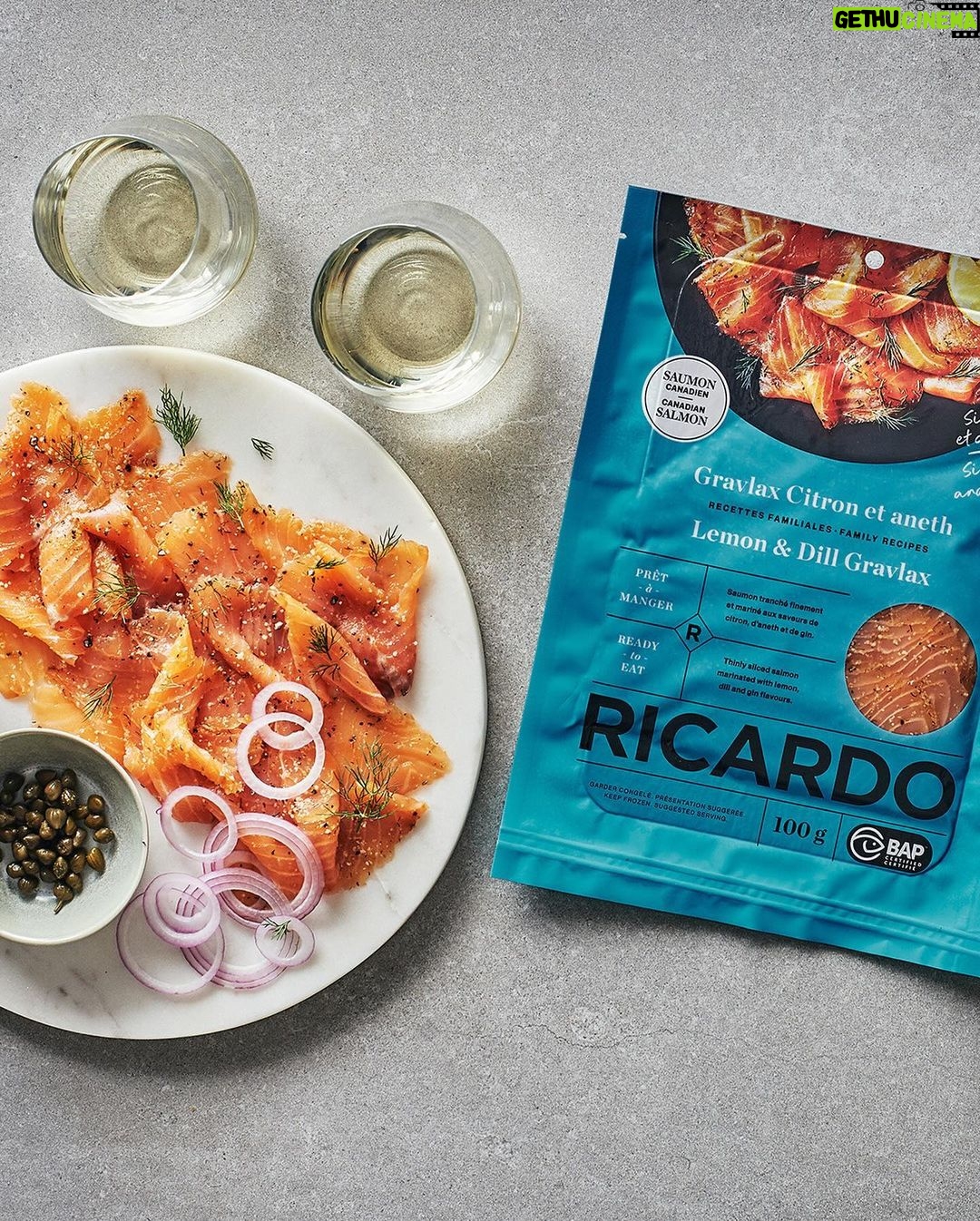 Ricardo Larrivée Instagram - Découvrez tous nos produits RICARDO à base de poisson et de fruits de mer en exclusivité chez IGA. Des risottos délicieusement crémeux, notre gravlax de saumon, notre coquille Saint-Jacques et notre lasagne aux fruits de mer sont des plats prêts à servir et parfaits pour impressionner vos invités sans vous casser la tête. 🍤✨ Lien dans le profil (@ricardocuisine) pour les découvrir.