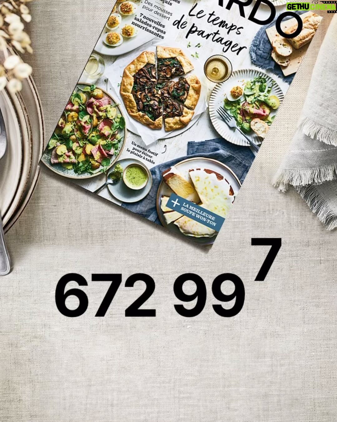 Ricardo Larrivée Instagram - Grâce à vous, le magazine RICARDO compte maintenant 673 000 lecteurs, une augmentation de 8,5% depuis un an. 🎉 Pour souligner l’événement, on vous offre 8,5% de rabais sur l’abonnement de votre choix au magazine, aujourd’hui seulement, avec le code promo : 85VVDT Lien dans le profil (@ricardocuisine) pour en profiter.