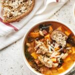 Ricardo Larrivée Instagram – Après une journée pleine d’efforts en plein air, rien ne vaut le réconfort d’une couverture douillette et d’une délicieuse soupe chaude. En voici 13 à savourer après avoir profité des joies hivernales. Bonjour le cocooning! ❄️🏔️🍲

📷: Soupe-repas au chorizo et aux patates douces / Soupe-repas aux tortellinis et aux légumes / Soupe au boeuf et aux nouilles udon à la mijoteuse

Lien dans le profil (@ricardocuisine) pour voir les recettes.

________

After a day full of outdoor adventures, there’s nothing like the comfort of a cozy blanket and a delicious hot soup. Here are 13 to savor after enjoying the winter joys. Hello, cocooning! ❄️🏔️🍲

📷: Hearty Chorizo and Sweet Potato Soup / Meal-Sized Tortellini and Vegetable Soup / Slow Cooker Beef and Udon Noodle Soup

Link in the profile (@ricardocuisine) to view the recipes.