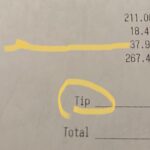 Rick Dees Instagram - New for the New Year… Have you seen this on your restaurant bill? A “gratuity” AND a “tip”? What do you think?