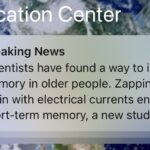 Rick Dees Instagram – How about this? 
Scientists have found a way to improve short term memory! 
Also, scientists have found a way to improve short term memory.
 Finally, I just found out that scientists have found a new way to improve short term memory.