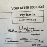 Rick Dees Instagram - Look! I received another royalty check from my acting career. It’s nice to see they know what I’m worth.😀