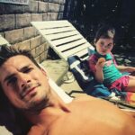 Rick Malambri Instagram - Pool Day with lil' Bit. #TGIF