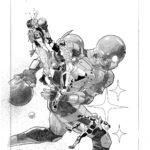 Rick Remender Instagram - Inks to cover of THE HOLY ROLLER #3 by the great @rol.comics