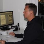 Rick Remender Instagram - Danni took a pic of me as I was working on the beginnings of BLACK SCIENCE and DEADLY CLASS back in Jan 2012