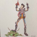 Rick Remender Instagram - A fun Fear Agent piece by @markchilcottart