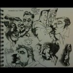 Rick Remender Instagram - Old doodle from my sketchbook circa 2009