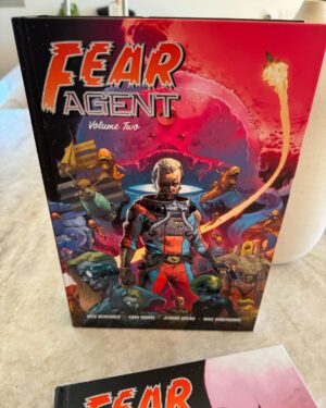 Rick Remender Instagram - FEAR AGENT 20 year anniversary oversized deluxe hardcovers with brand new covers by delicious @coloneltonymoore and tasty @jomeopena w savory colors by @fatheadwilson are real, they are here, and they make me so happy I could cry. In stores this December. Limited so pre order copies now with your favorite retail establishment. We still charge the same for these as we did 12 years ago. We do it because we love you. You heard me. There’s not a single thing about you that we don’t love. All of us. As a collective at @imagecomics @giantgenerator are watching you day and night and we are super into what you’ve been up to.

#fearagent
